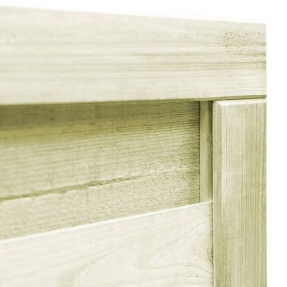 Градинска порта, импрегниран бор, 100x75 см, зелена импрегнация