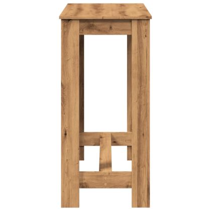 Бар маса, дъб артизан, 102x50x103,5 см, инженерно дърво