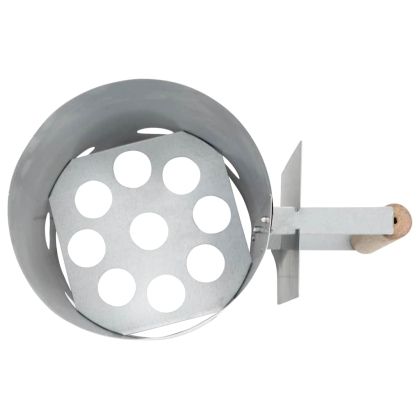 Съд за разпалване на дървени въглища, поцинкована стомана