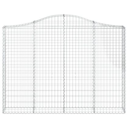 Габионни кошници арка 5 бр 200x30x140/160 см поцинковано желязо