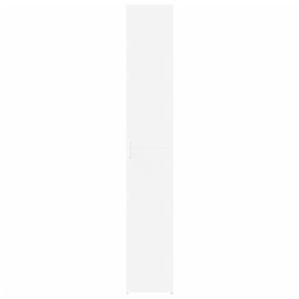Висок шкаф, бял, 30x42,5x185 см, инженерно дърво