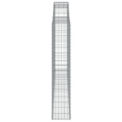 Дъговидна габионна кошница 300x30x160/180 см поцинковано желязо