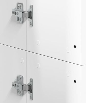 Висок шкаф, бял, 60x35x180 см, инженерно дърво