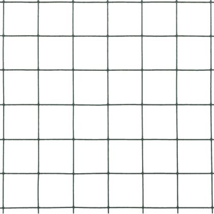 Кокошкарска мрежа, с PVC покритие, 25x1,5 м, зелена