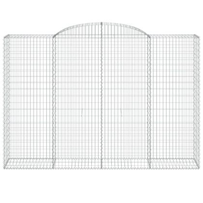 Габионни кошници арка 9 бр 300x50x200/220 см поцинковано желязо