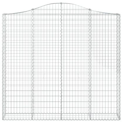 Габионни кошници арка 5 бр 200x30x180/200 см поцинковано желязо