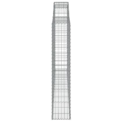 Габионни кошници арка 2 бр 300x30x160/180 см поцинковано желязо