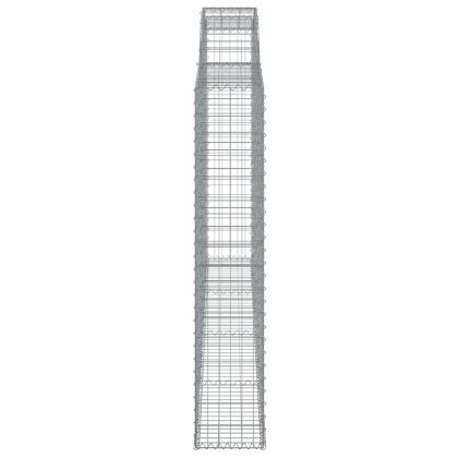 Габионни кошници арка 4 бр 300x30x160/180 см поцинковано желязо