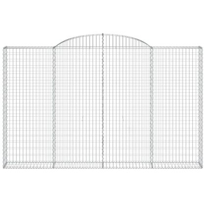 Габионни кошници арка 5 бр 300x30x180/200 см поцинковано желязо
