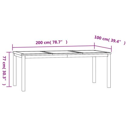 Градински трапезен комплект, 9 части, тиково дърво масив