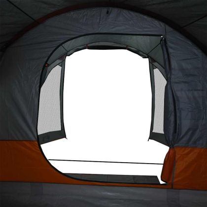 Семейна палатка, 6-местна, сива, водоустойчива