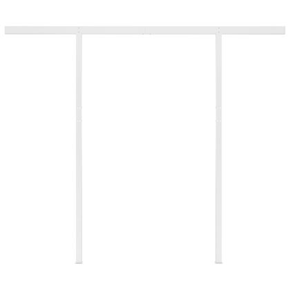 Автоматично прибиращ се сенник с прътове, 3x2,5 м, антрацит