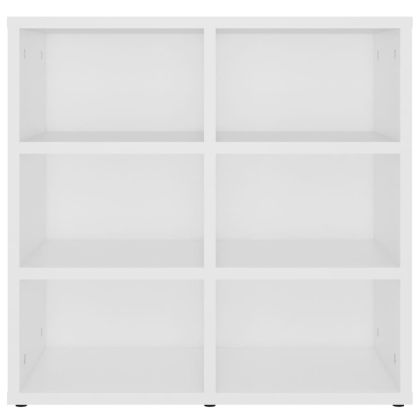 Шкафове за обувки, 2 бр, бели, 52,5x30x50 см