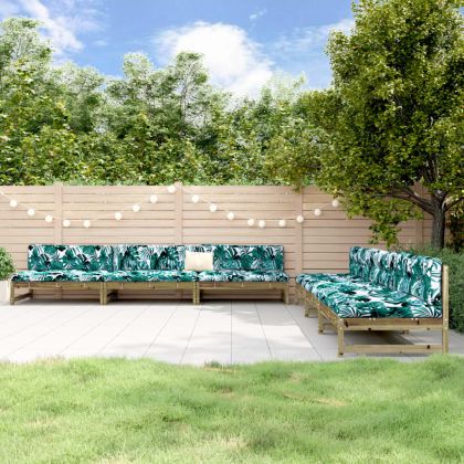 Градински лаундж комплект 6 части импрегниран бор