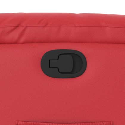 Наклоняем стол, червен, изкуствена кожа