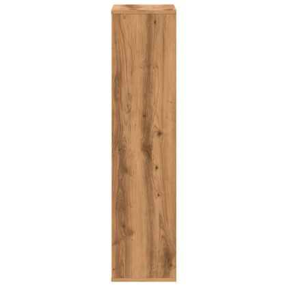 Библиотека, дъб артизан, 50x25x105 см, инженерно дърво
