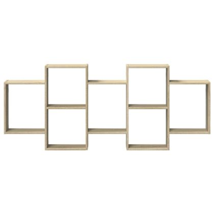 Стенен рафт, дъб сонома, 159x18x65 см, инженерно дърво