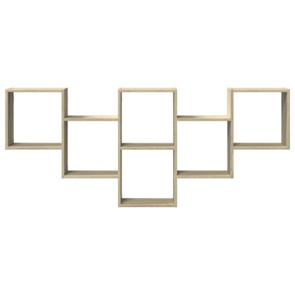 Стенен рафт, дъб сонома, 159x18x66 см, инженерно дърво