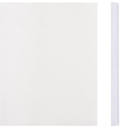 Лента за покриване на огради, PVC, 70x0,19 м, бели