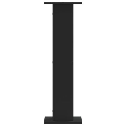 Стойки за тонколони 2 бр черни 30x30x95 см инженерно дърво