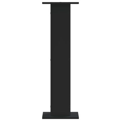 Стойки за тонколони 2 бр черни 30x30x95 см инженерно дърво