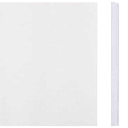 Ленти за покриване на огради, 4 бр, PVC, 35x0,19 м, бели