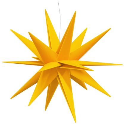 Коледна лампа с LED, сгъваема, жълта, 100 см