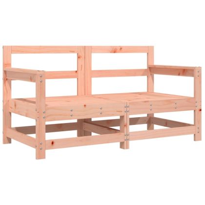 Градински столове с възглавници 2 бр масивно дърво дуглас