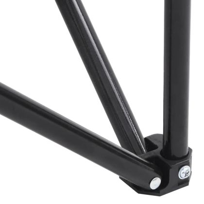 Къмпинг столове с джоб, сгъваеми, 2 бр, розов