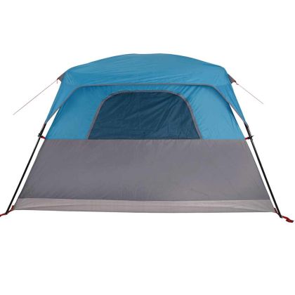 Семейна палатка кабина, 6-местна, синя, водоустойчива