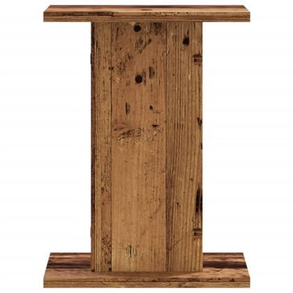 Стойки за тонколони 2 бр старо дърво 30x30x40см инженерно дърво