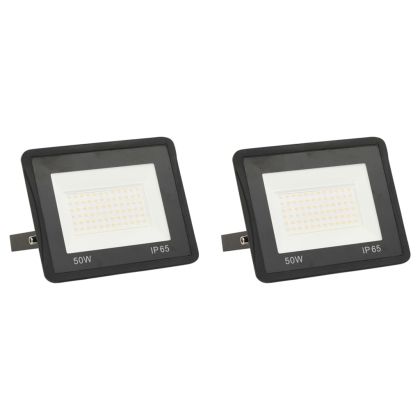 LED прожектори, 2 бр, 50 W, студено бяло