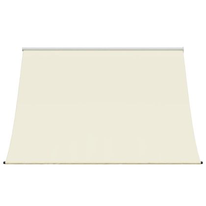 Прибираща се тента, кремава, 200x150 см, плат и стомана