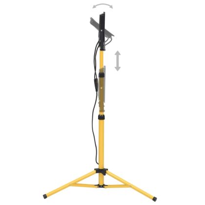 LED прожектор със статив 2x100 W студено бяло