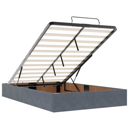 Османска легло с матраци, тъмнокафяво, 120x200 см, кадифе