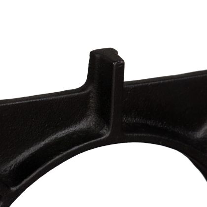 Крака за маса за кафе, 2 бр, O-образни, чугун