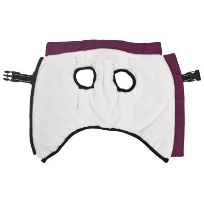 Кучешко палто ремък Водоустойчиво светлоотразително лилаво L28