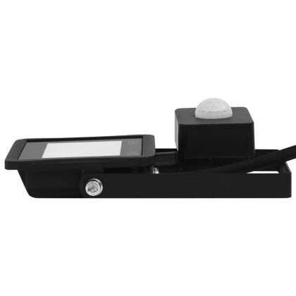 LED прожектор със сензор, 20 W, топло бяло