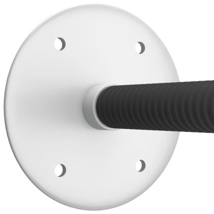 Вътрешно изпъкнало огледало за движение, черно, Ø40 см, акрилно