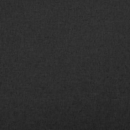 Сгъваема пейка за съхранение, черна, 76x38x38 см, изкуствен лен