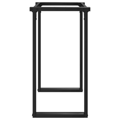 Крака за трапезна маса, O-рамка, 80x40x73 см, стомана