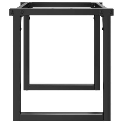 Крака за кафе маса, O-рамка, 70x30x43 см, стомана