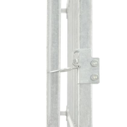 Външна клетка за кучета с покрив, 150x150x200 см