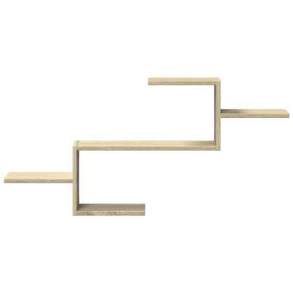 Стенен рафт, дъб сонома, 104x15x49 см, инженерно дърво