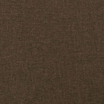 Боксспринг легло с матрак, тъмнокафяво, 90x190 см, плат