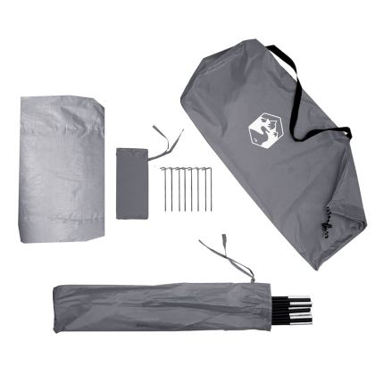 Палатка за съхранение, сива и оранжева, водоустойчива