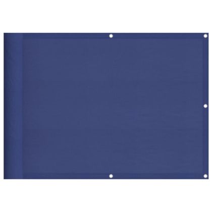 Балконски параван син 75x700 см 100% полиестер оксфорд