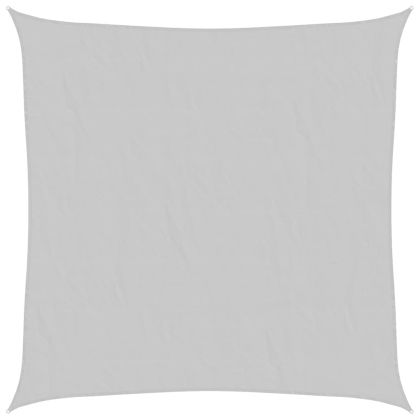 Слънцезащитно платно светлосиво 7x7 м 100% полиестер Оксфорд