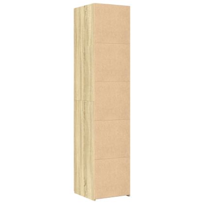 Висок шкаф, сонома дъб, 40x42,5x185 см, инженерно дърво