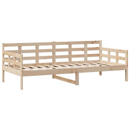 Легло с чекмеджета, без матрак, 90x200 см, масивно дърво